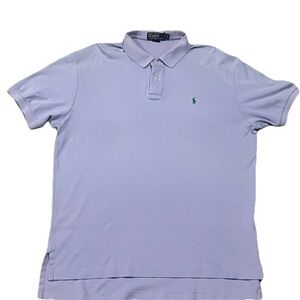 Polo Ralph Lauren Y2K Lavender Polo Shirt Men’s Large Classic Fit